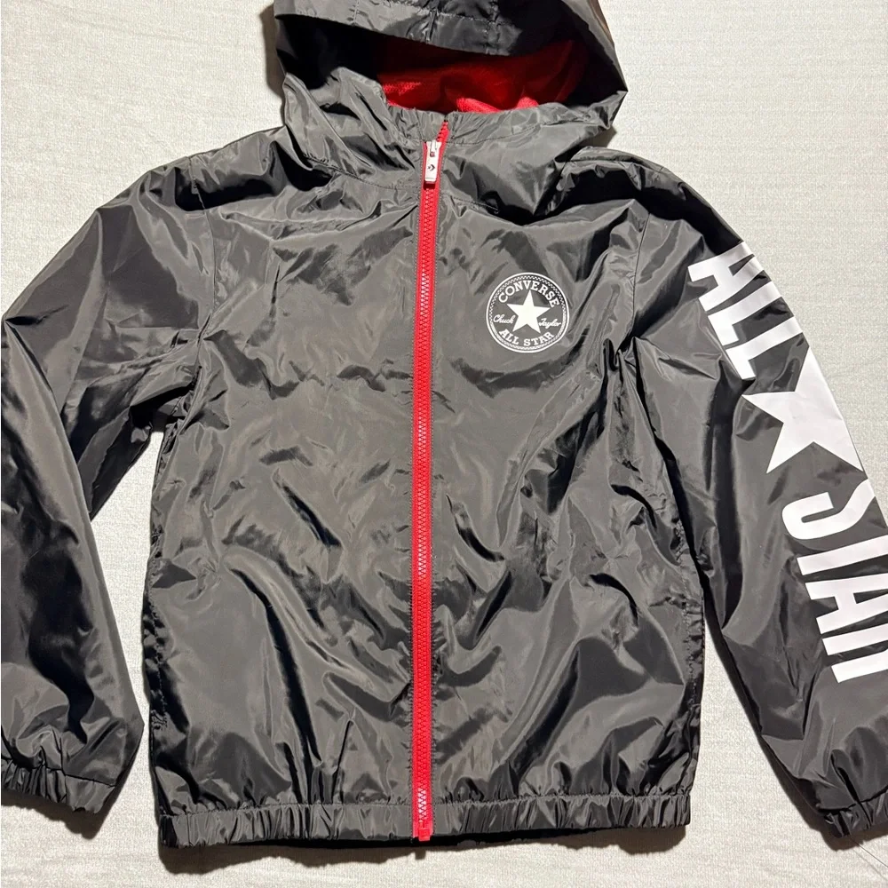 Converse Black and‎ Red Hooded Jacket